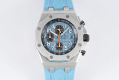 Best Clone Audemars Piguet Royal Oak Offshore 42 mm, Blue Ref 26238ST.OO.A340CA.01