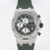 Replica Audemars Piguet Royal Oak Offshore 42 mm, Green Ref 26238TI.OO.A056CA.01