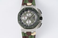 Replica Audemars Piguet Royal Oak Offshore 44 mm, Green Ref 26400SO.OO.A055CA.01