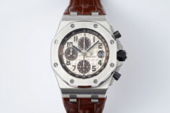 Copy Audemars Piguet Royal Oak Offshore Chronograph 42 mm, Champagne Ref 26470ST.OO.A801CR.01