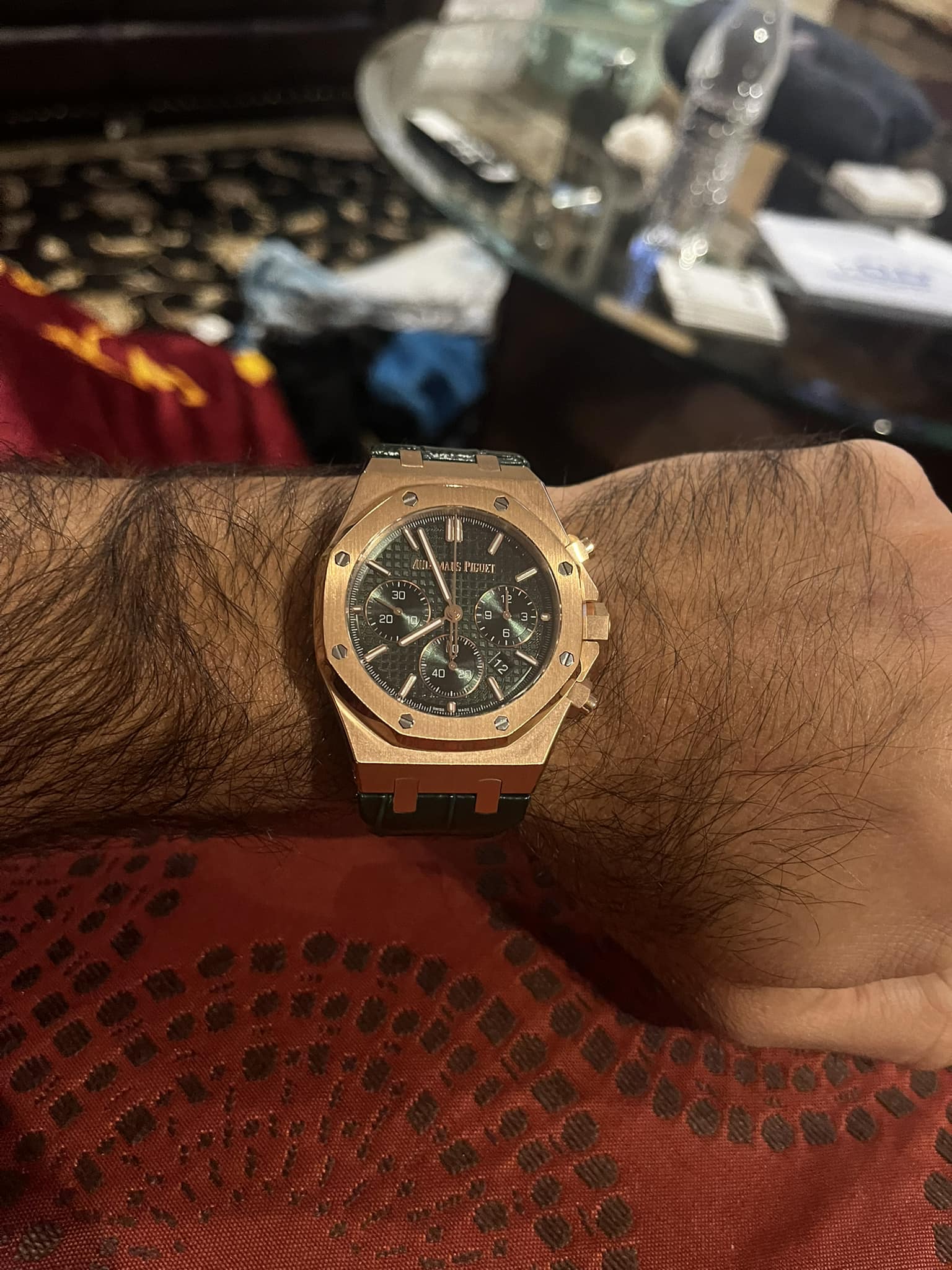 Audemars Piguet gold bazel