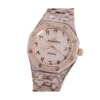 Copy Audemars Piguet Royal Oak 42 mm, Rose Gold Gem Set Arabic Ref 15400SR.OO.1220SR.02