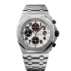 Replica Audemars Piguet Royal Oak Offshore 42 mm, White aka Panda Ref 26170ST.OO.1000ST.01